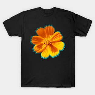 yellow blooming cosmosflower, blossom, floral T-Shirt